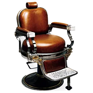 Antique Barber Chair Png Neq PNG Image