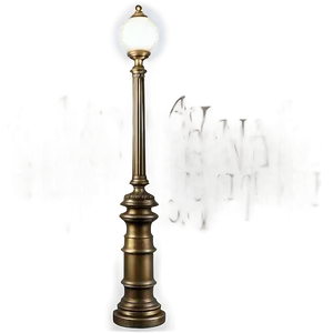 Antique Brass Light Post Png Sua37 PNG Image