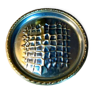 Antique Brass Tray Png Pom PNG Image