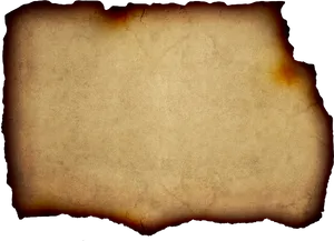 Antique Burnt Edge Paper Texture PNG Image