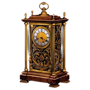 Antique Clock Clipart Png Mrv PNG Image