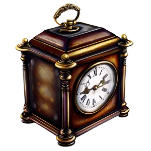 Antique Clock Clipart Png Yrd PNG Image