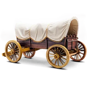 Antique Covered Wagon Representation Png Qlf PNG Image