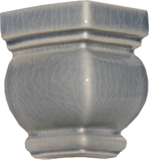 Antique Cracked Celadon Vase PNG Image