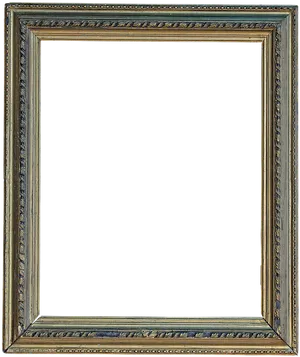 Antique Golden Ornate Frame PNG Image