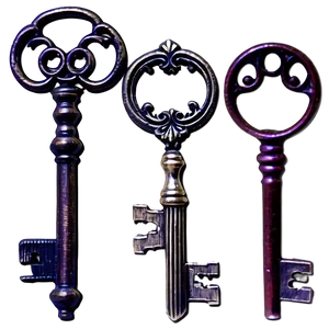 Antique Keys Png 05242024 PNG Image