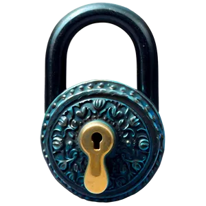 Antique Lock Png Oap85 PNG Image