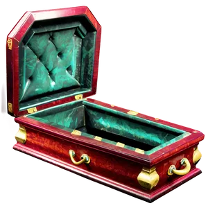 Antique Open Coffin Png Phh86 PNG Image