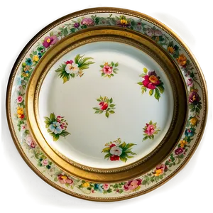 Antique Plates Showcase Png Yag PNG Image