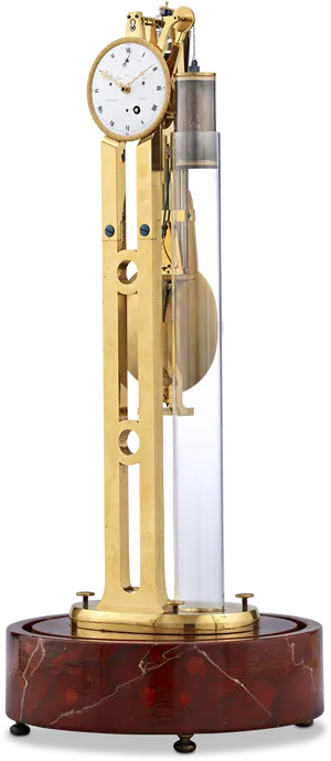 Antique Precision Pendulum Clock PNG Image