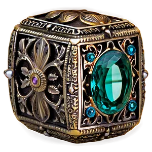 Antique Ring Box Png Xvv19 PNG Image