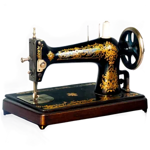 Antique Sewing Machine Png Yye PNG Image