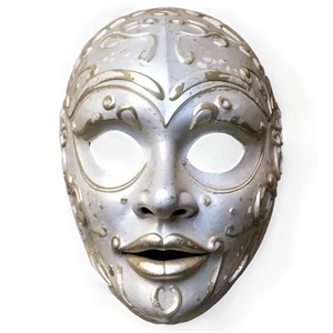 Antique White Mask Png 26 PNG Image