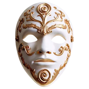 Antique White Mask Png Uhj PNG Image