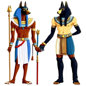 Anubis And Horus Png Wct PNG Image