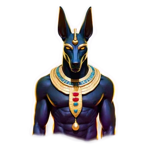 Anubis Illustration Png Oho PNG Image