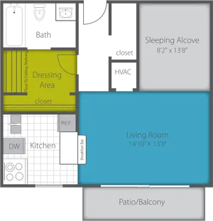 Apartment Floor Plan Layout PNG
