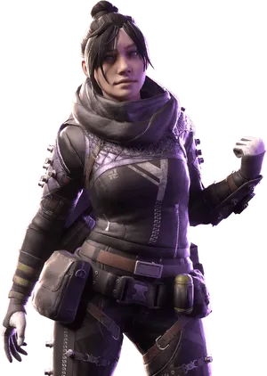 Apex Legends Character Pose PNG Image