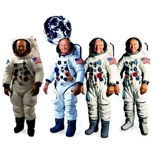 Apollo 11 Astronauts Png 06242024 PNG Image