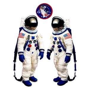 Apollo 11 Astronauts Png Err70 PNG Image