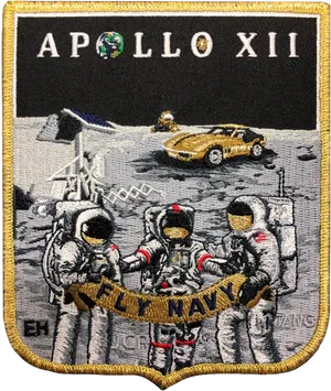 Apollo X I I Mission Patch PNG Image