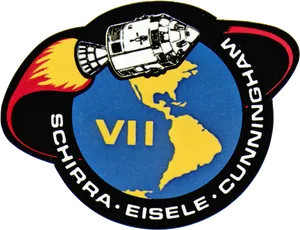 Apollo7 Mission Patch PNG Image