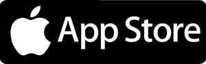 App_ Store_ Logo_ Black_and_ White PNG Image