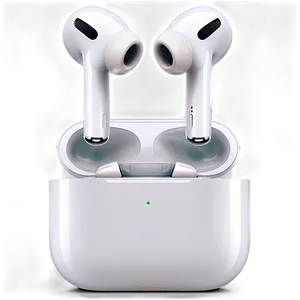 Apple Airpods Pro In White Silicone Case Png 06292024 PNG Image