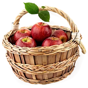 Apple Basket Png Ojk17 PNG Image