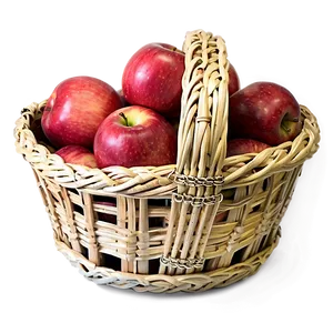 Apple Fruit Basket Png 06262024 PNG Image