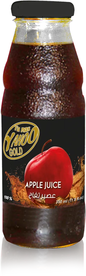 Apple Juice Bottle Yahoo Gold PNG Image