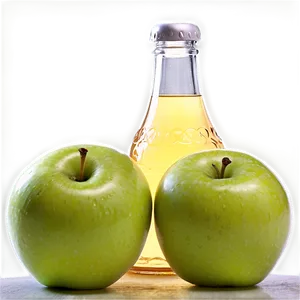 Apple Juice On Table Png Two PNG Image