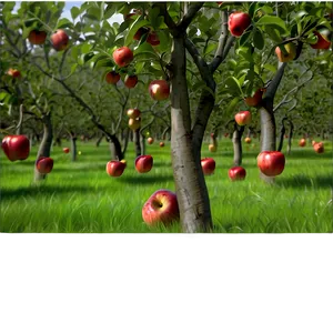 Apple Orchard Png Qvi26 PNG Image