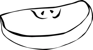 Apple Slice Graphic PNG Image
