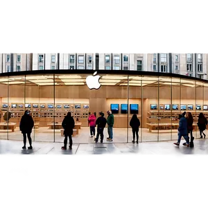 Apple Store Unique Structure Png Qen43 PNG Image