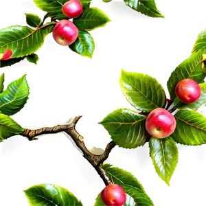 Apple Tree Branch Png Igj PNG Image