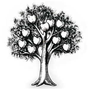 Apple Tree Sketch Png Jrn59 PNG Image