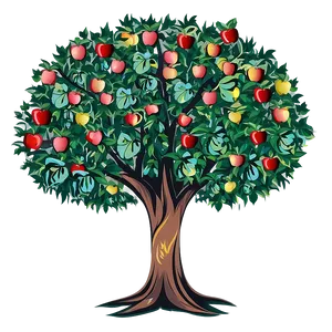 Apple Tree Vector Png 06132024 PNG Image