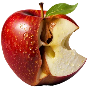 Apple With Bite Clipart Png Dmq PNG Image