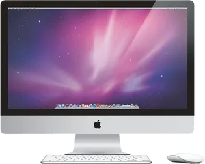 Applei Mac Desktop Setup PNG Image