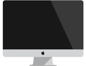 Applei Mac Front View PNG Image