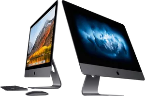 Applei Mac Models Side By Side PNG Image