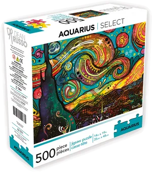 Aquarius Select Dean Russo Jigsaw Puzzle Box PNG Image