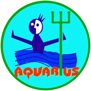 Aquarius Zodiac Sign Artwork PNG Image