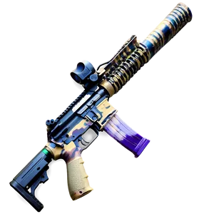 Ar 15 Custom Paint Job Png Tsl15 PNG Image