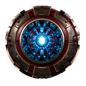 Arc Reactor Glowing Effect Png Maw3 PNG Image