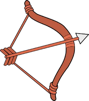 Archery Bowand Arrow Vector PNG Image