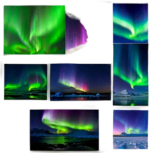 Arctic Aurora Phenomenon Png Dil PNG Image