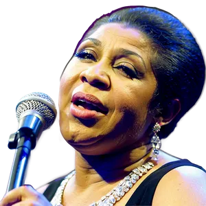 Aretha Franklin In Concert Png Fos PNG Image