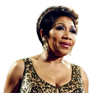 Aretha Franklin Microphone Moment Png Dfb PNG Image